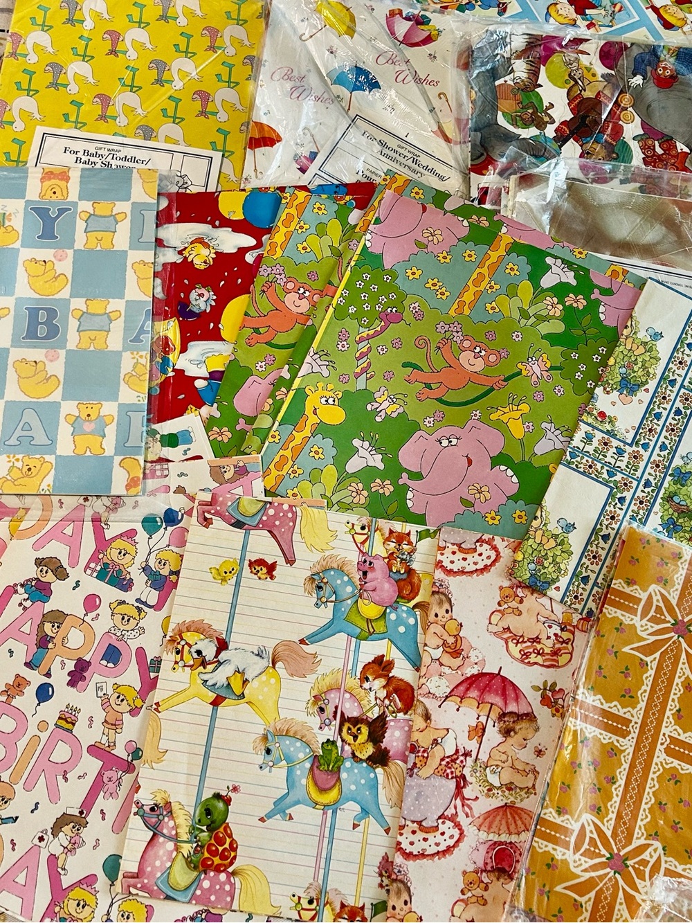 LOT Regal Vintage Wrapping paper